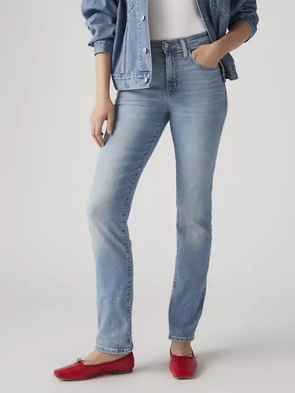 Levi’s® Premium 724 High Rise Straight Women’s Jeans Size 26 - light wash